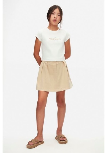 Kız Çocuk Morocco Etek 58333 Camel