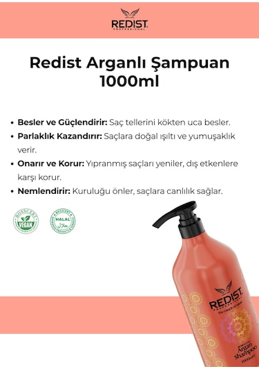 Redist Argan Şampuan 1 L