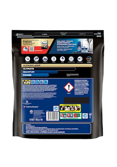 Finish Quantum Ultimate Bulaşık Makinesi Deterjanı 3 x 85 Tablet