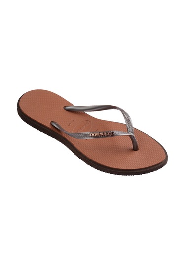 Havaianas Slim Point Kadın Plaj Terliği 4149584 Kahverengi