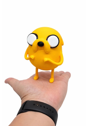 Jake The Dog Figür Adventure Time Karakter Figürü Dekoratif 3d Baskı Koleksiyon Figürü 0