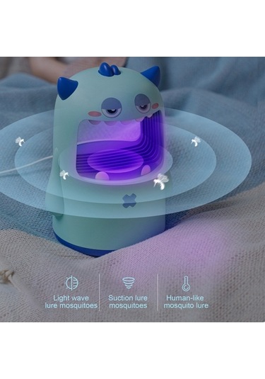 Bloomnest Taşınabilir Usb Böcek Öldürücü - Toksiksiz Tuzak Lambası İle Ev, Ofis & Açık Havada Sivrisinek-meyve