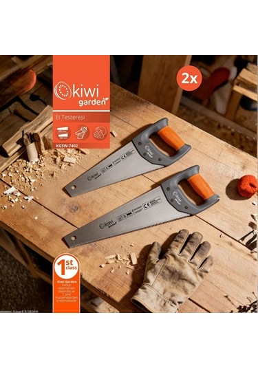 Kgsw-7402 El Testeresi 400mm / 300mm Çelik Bıçak Ergonomik Sap