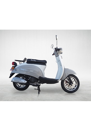 MOTOLUX VİNTAGE 50cc SCOOTER MOTOSİKLET - Gri
