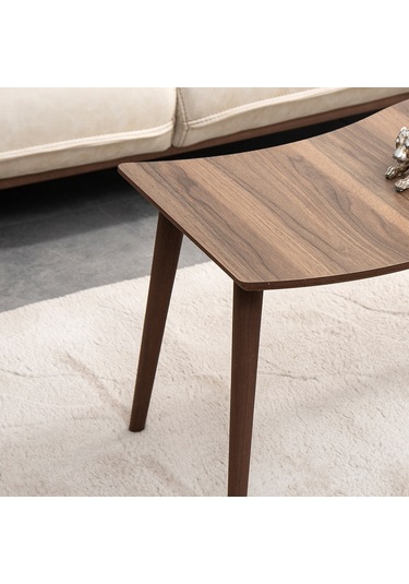 Vovvahome Salsa Mdf Ahşap Orta Sehpa - Ceviz