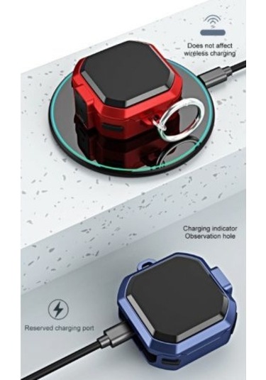 Samsung Galaxy Uyumlu  Buds 2 Kılıf Tank Çift Renk Koruma Sf11