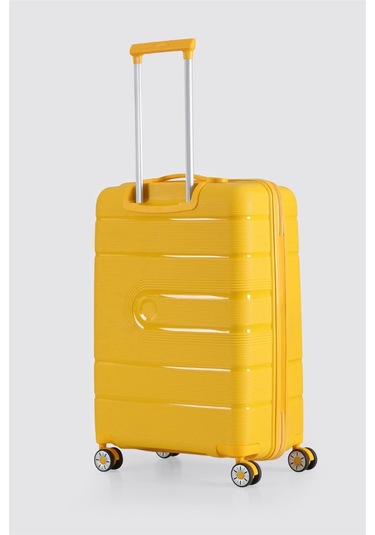 Ççs 5247 Polipropilen Büyük Boy Valiz Sari