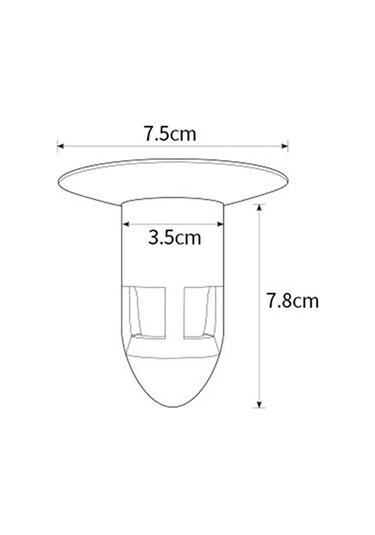 Megaplane Sifonlu Tahliyeler İçin Su Kilidi 200641838 Beyaz