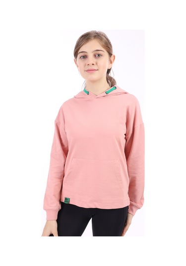 Toontoy Kız Çocuk Sweatshirt Koyu Pudra