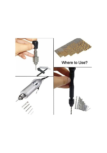 Yihemaoyi Hss Çelik Matkap Uçları Seti 1.5mm - 10mm 99 Adet