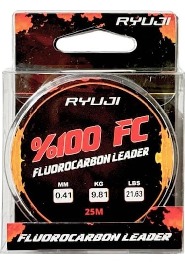 Ryuji %100 Fluorocarbon 25 Mt Lider Misina 0.26 mm
