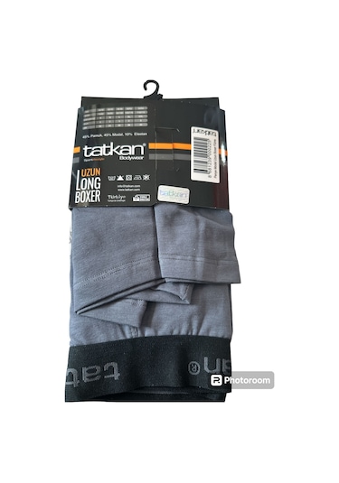 Tatkan 6'Lı Paket Erkek Uzun Paçalı Likralı Boxer 001