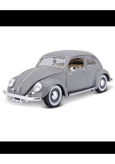 Burago 1:18 Volkswagen Kafer - Beetle Nardo Gri Model Araba