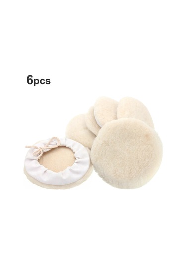 6 Adet 7 İnç Parlatma Pedleri Araba Kaputu Parlatıcı E21469