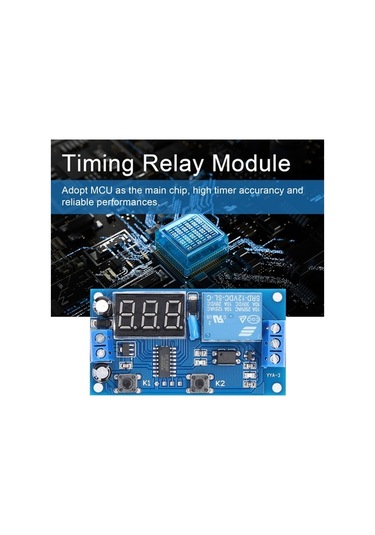 Yulong Reedark Dijital Led Ekranlı Zaman Röle Modülü - 10a