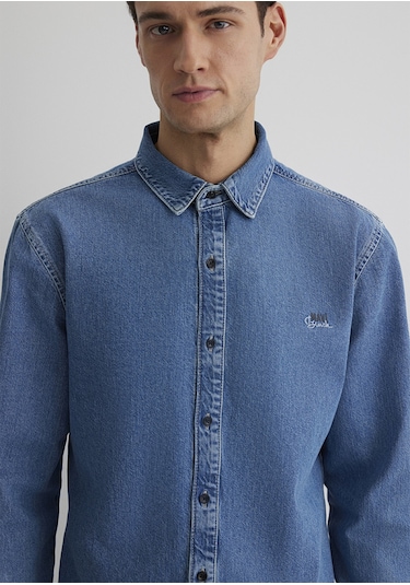 Mavi - Roy Lux Black Mavi Jean Gömlek 0210496-87937 Mavi