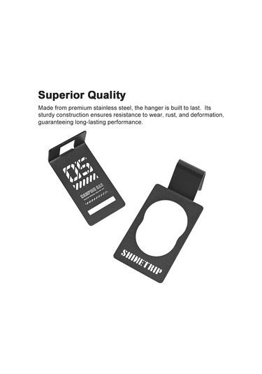 Shinetrip Gastank Askı Kancası Kamp İçin Igt Masa Paslanmaz Y28668 Siyah Siyah