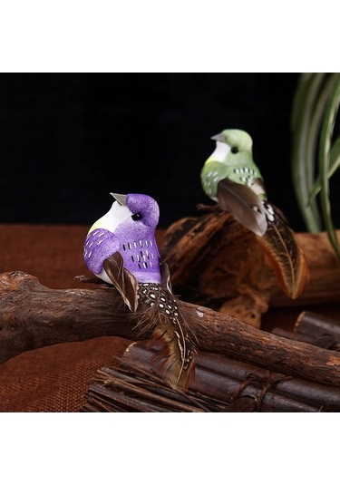 Ebitda 6 Adet Pençeli Kuş Bahçe Ağacı Süs, Hayvan Ve Park İçin Mükemmel