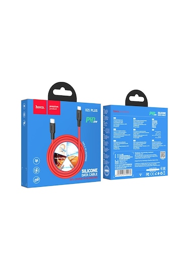 Hoco X21 Plus PD 20W Type-c To Lightning Hızlı Şarj Kablosu