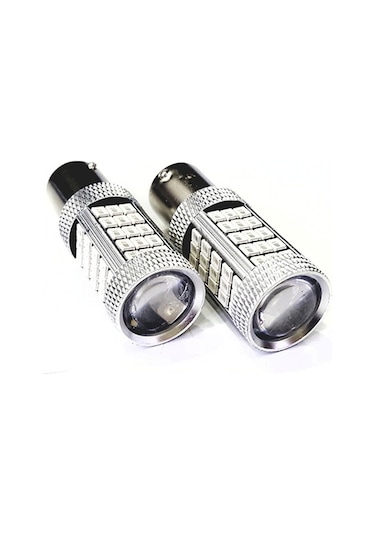 Femex  Premium P21W-1156-9W- Tek Duy Led Ampul Kırmızı Mercekli