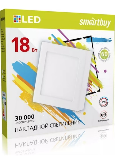 Smartbuy Yüze Monte Aydınlatma Square Sdl 18w / 6500k / Ip40 246885906 Beyaz