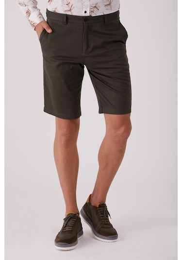 Dufy Haki Erkek Regular Fit Short - 86777 Haki