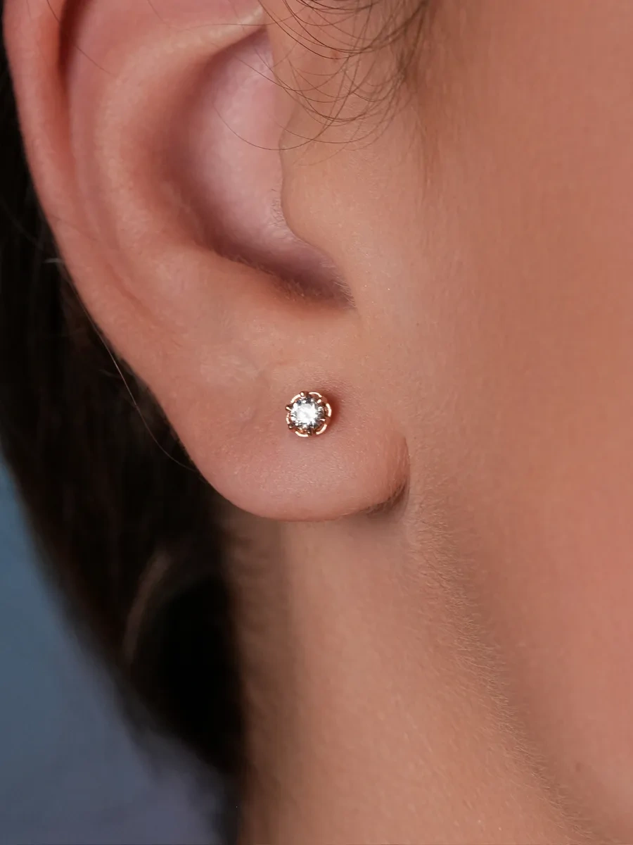 Lucente 925 Ayar Gümüş Küpe 179813994 Altın