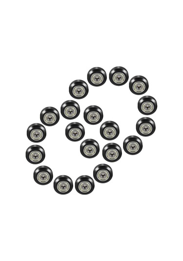 Tenfowee 20 Adet 3d Yazıcı Pom Kayar Çarkı - 23.89mm Dış Çap, 16mm İç Çap, 5mm Delik, 625zz Rulmanlı - Akıcı Hareket İçin
