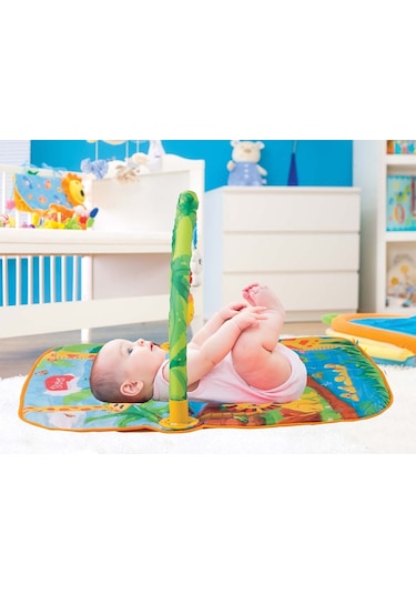 Babies Baby Play Neşeli Dostlar 63X80 Cm Çıngıraklı Oyun Halısı