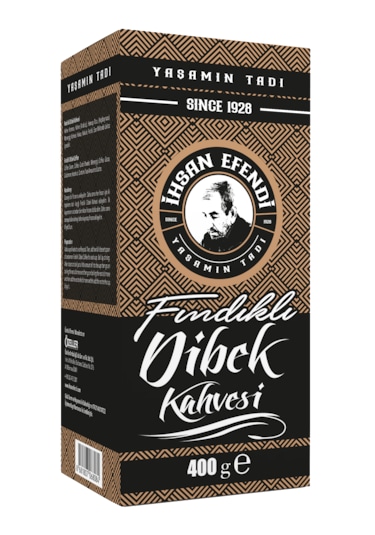 İhsan Efendi Fındıklı Dibek Kahvesi Kutu 400 G