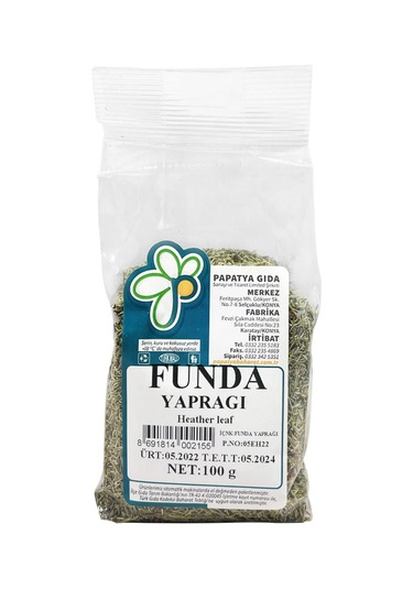 Papatya Gıda Funda Yaprağı 100 G