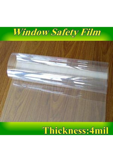 Güvenlik Şeffaf Cam Filmi Kırılmaz