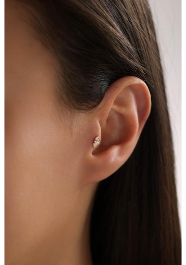 Tufanlar Kuyumculuk Altın Yaprak Piercing Altın