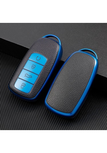 Chery Tiggo Uyumlu 8 Pro İçin Anahtar Koruyucu Tpu Kılıf-mavi