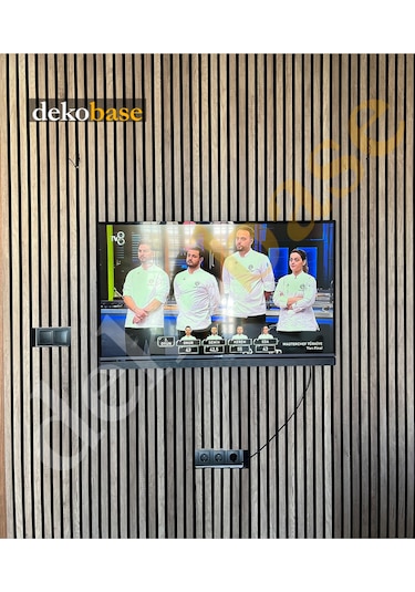 Atlantik Çam 60x270 Cm Yeni Nesil Akustik Ahşap Duvar Paneli