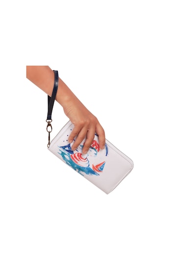 Anemoss Denizci Kız Cüzdan Çok Renkli