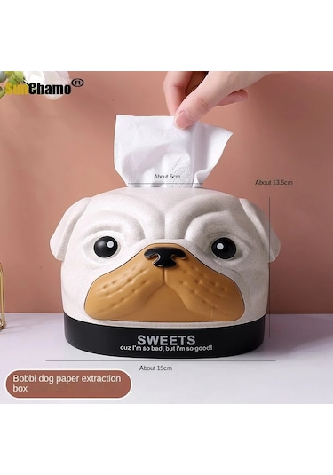 L-sunchamo Karikatür Doku Kutusu Banyo Tuvalet Kağıdı Tutucu Mutfak Peçete Saklama Kutuları Araba Mendil El Havlusu Dispenseri Konteyner