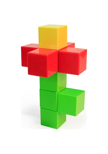 Küpss Manyetik Blok Sarı Kırmızı Mavi Yeşil-16 Küp