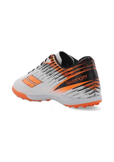 Slazenger CAMBLY HS Erkek Çocuk Halı Saha Beyaz / Turuncu Futbol Ayakkabısı