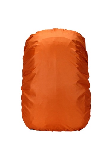 Sones 45l Ayarlanabilir Su Geçirmez Toz Geçirmez Sırt Çantası Yağmur Kılıfı Taşınabilir Ultra Hafif Koruyucu Kılıf Turuncu