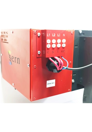 Sern Fı 20 Elektrikli Fanlı Isıtıcı 20kw 380v 2 Kademeli Termostatlı