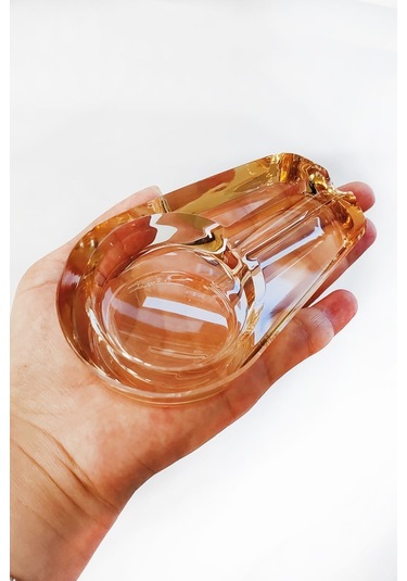 Falconetti Sarı Cam Puro ve Sigara Küllüğü Küllük Ra08sr