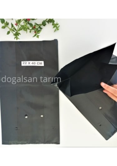 Fidan Poşeti 10 adet 22x40 cm Fidan Torbası Fide Poşeti Fide Torbası Fide Fidan Yetiştirme Poşet