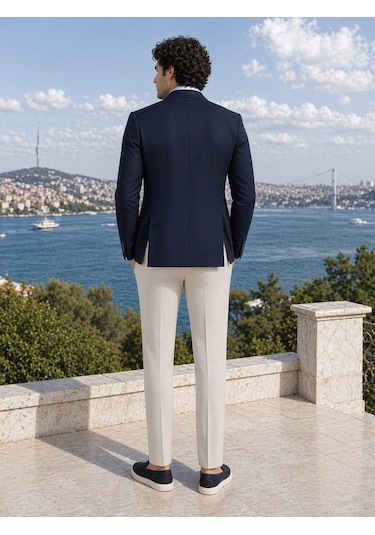 Alexandergardi Erkek Blazer Ceket Lacivert