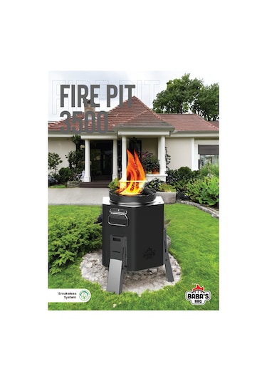 Ateş Çukuru 3500 / Dumansız / Baba's Bbq