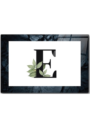 Decorita Cam Kesme Tahtası - Cam Kesme Tablası  Harfli Tasarım  E 20 CM x 30 CM