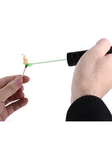Yeşil Şarjlı Lazer Pointer 1000mw Yakıcı Çok renkli