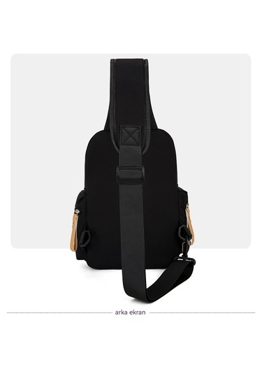 Büyük Kapasiteli Üniseks Çapraz Askılı Çanta-gri Gri