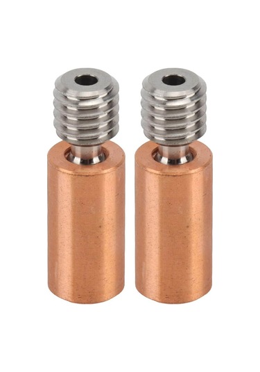 Koodmax 3d Yazıcı Titanyum Alaşımlı V6 Hotend Metal Boru Boğazı M6 Pürüzsüz Sürüm