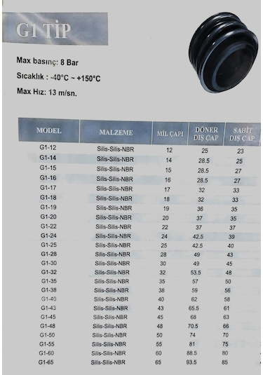 G1 38 Burgman Mekanik Salmastra Keçe